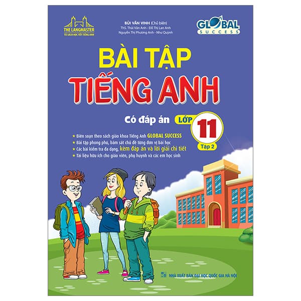 Sách Global Success - Bài Tập Tiếng Anh Lớp 11 - Tập 2 (Có Đáp Án) - Nhiều Tác Giả