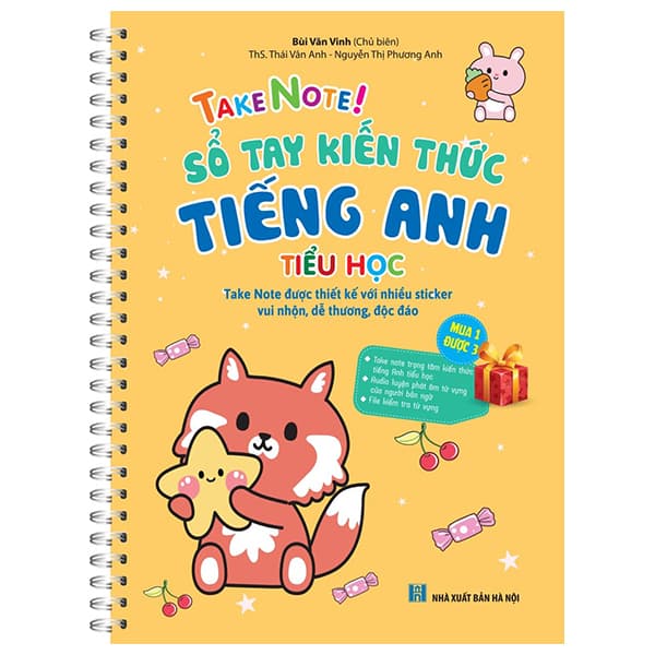 Sách Take Note! - Sổ Tay Ngữ Pháp Tiếng Anh Tiểu Học - Bùi Văn Vinh