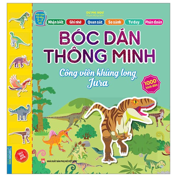 Sách Hoàn Thiện Kỹ Năng 3-7 Tuổi - Bóc Dán Hình Thông Minh - Công Viên K - Dư Phi Ngư