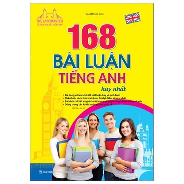 Sách 168 Bài Luận Tiếng Anh Hay Nhất (Tái Bản 2024) - Đại Lợi