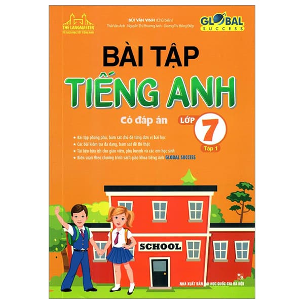 Sách Global Success - Bài Tập Tiếng Anh Lớp 7 - Tập 1 (Có Đáp Án) (Tái B - Bùi Văn Vinh
