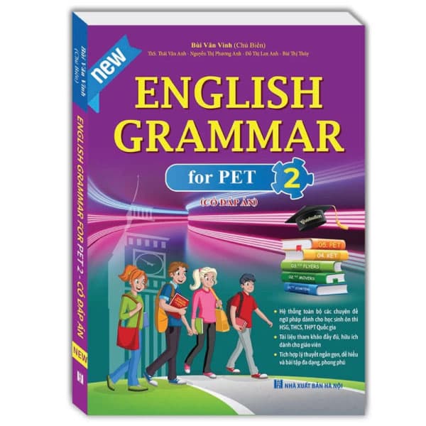 Sách English Grammar For Pet 2 - Có Đáp Án - Bùi Văn Vinh