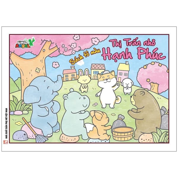 Sách Sách Tô Màu - Thị Trấn Nhỏ Hạnh Phúc - Hạ