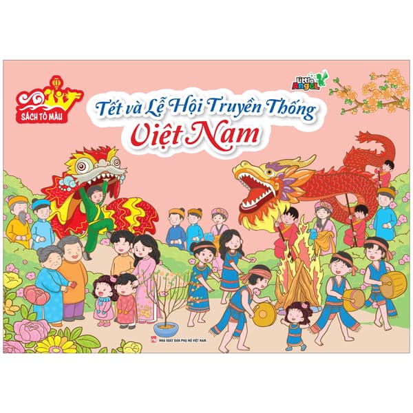 Sách Sách Tô Màu - Tết Và Lễ Truyền Thống Việt Nam - Nam Việt