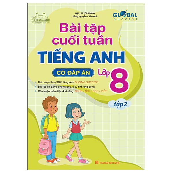 Sách Global Success - Bài Tập Cuối Tuần Tiếng Anh Lớp 8 - Tập 2 (Có Đá - Đại Lợi