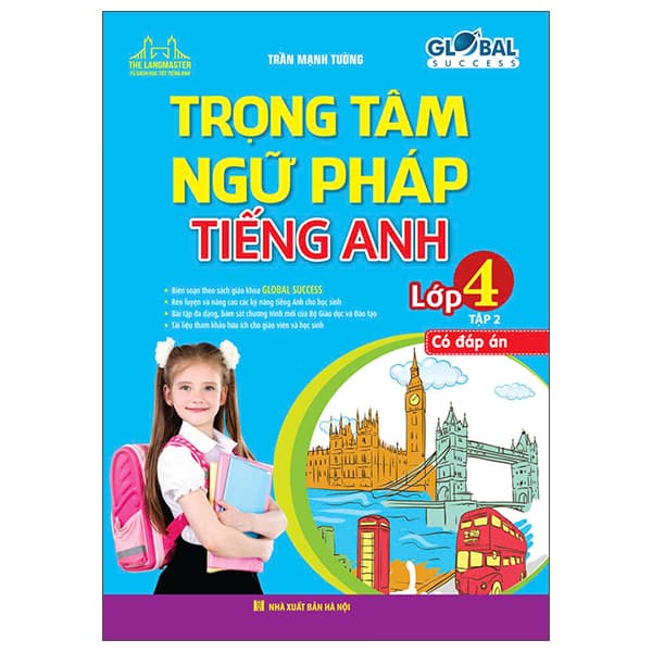 Sách Global Success - Trọng Tâm Ngữ Pháp Tiếng Anh Lớp 4 - Tập 2 (Có Đá - Trần Mạnh Tường