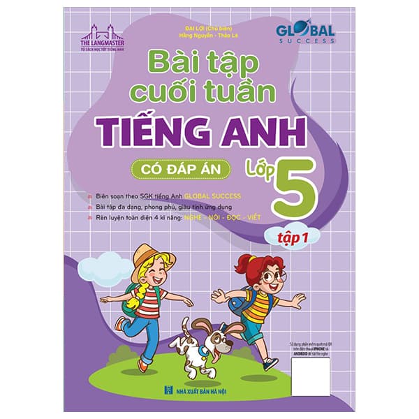 Sách Global Success - Bài Tập Cuối Tuần Tiếng Anh Lớp 5 - Tập 1 (Có Đá - Đại Lợi