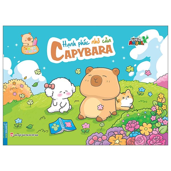 Sách Sách Tô Màu - Hạnh Phúc Nhỏ Của Capybara - Hạ