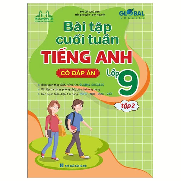 Sách Global Success - Bài Tập Cuối Tuần Tiếng Anh Lớp 9 - Tập 2 (Có Đá - Đại Lợi