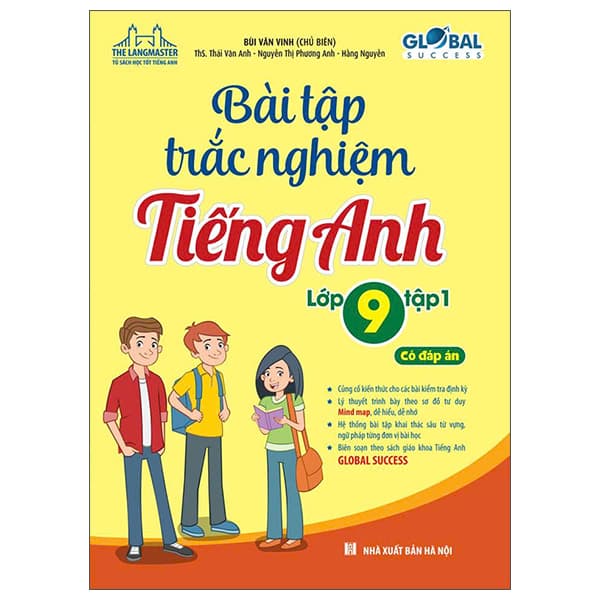 Sách Global Success - Bài Tập Trắc Nghiệm Tiếng Anh Lớp 9 - Tập 1 (Có Đ - Bùi Văn Vinh