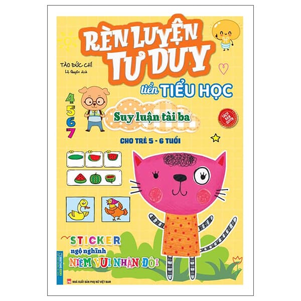 Sách Rèn Luyện Tư Duy Tiền Tiểu Học - Suy Luận Tài Ba - Cho Trẻ 5-6 Tu� - Tào Đức Chí