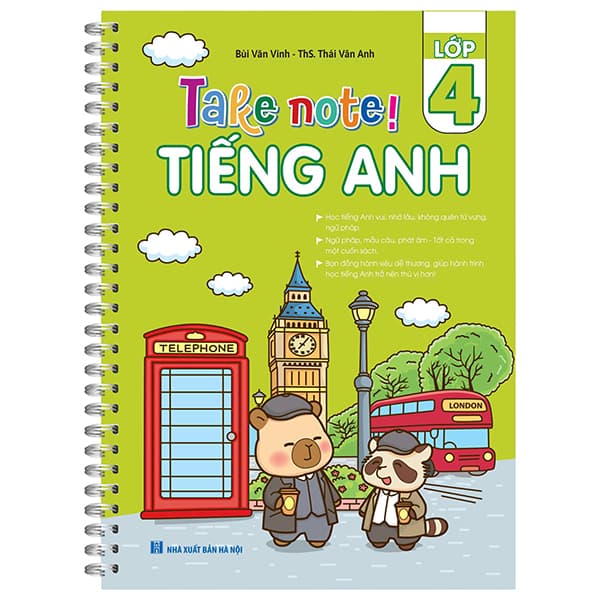 Sách Take Note! - Tiếng Anh 4 - Bản Lò Xo - Thái Vi
