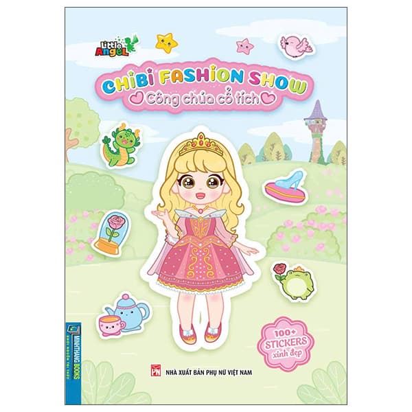 Sách Chibi Fashion Show - Công Chúa Cổ Tích - Little Angel