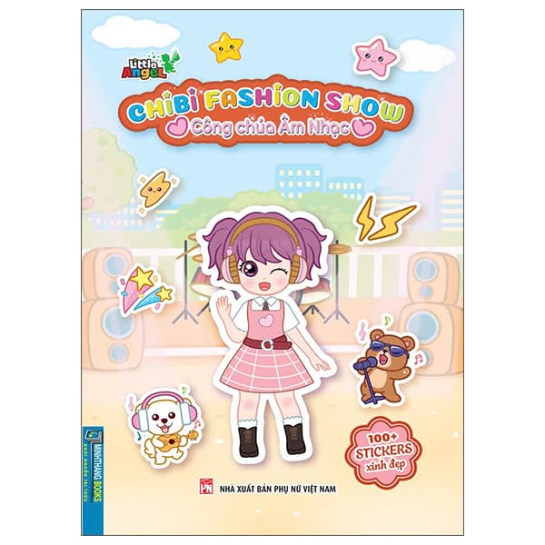 Sách Chibi Fashion Show - Công Chúa Âm Nhạc - Little Angel
