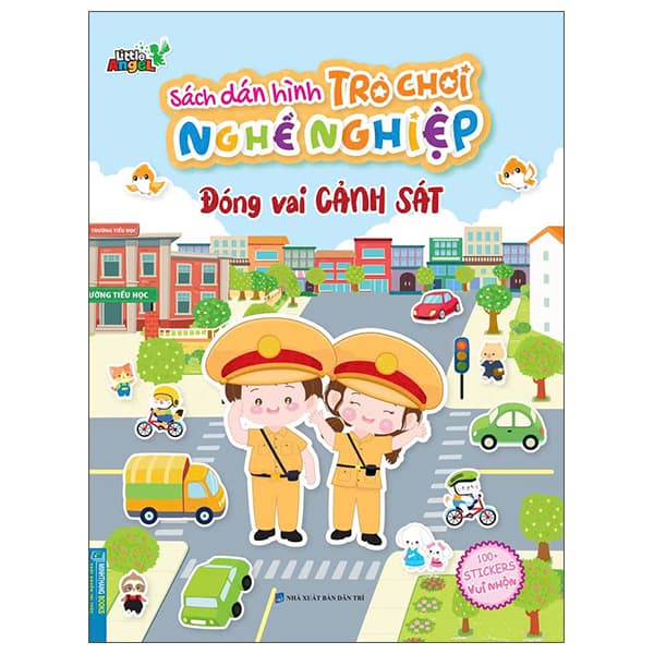 Sách Sách Dán Hình Trò Chơi Nghề Nghiệp - Đóng Vai Cảnh Sát - Little Angel