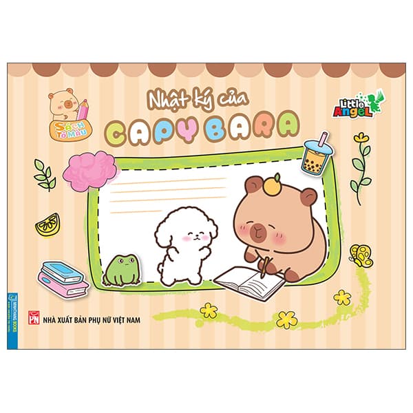 Sách Sách Tô Màu - Nhật Ký Của Capybara - Little Angel