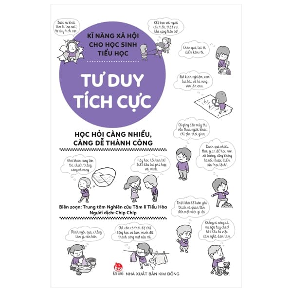 Sách Kĩ Năng Xã Hội Cho Học Sinh Tiểu Học - Tư Duy Tích Cực - Trung tâm Nghiên cứu Tâm lí Tiểu Hòa