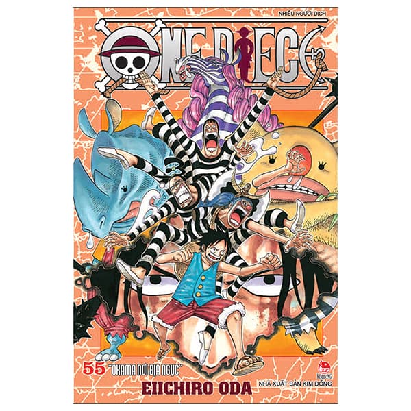 Truyện Tranh One Piece - Tập 55 - Okama Nơi Địa Ngục - Bản Bìa Áo (Tái B - Eiichiro Oda