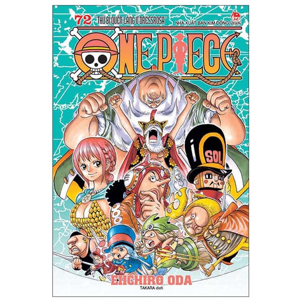 Truyện Tranh One Piece - Tập 72 - Thứ Bị Quên Lãng Ở Dressrosa - Bản Bìa - Eiichiro Oda