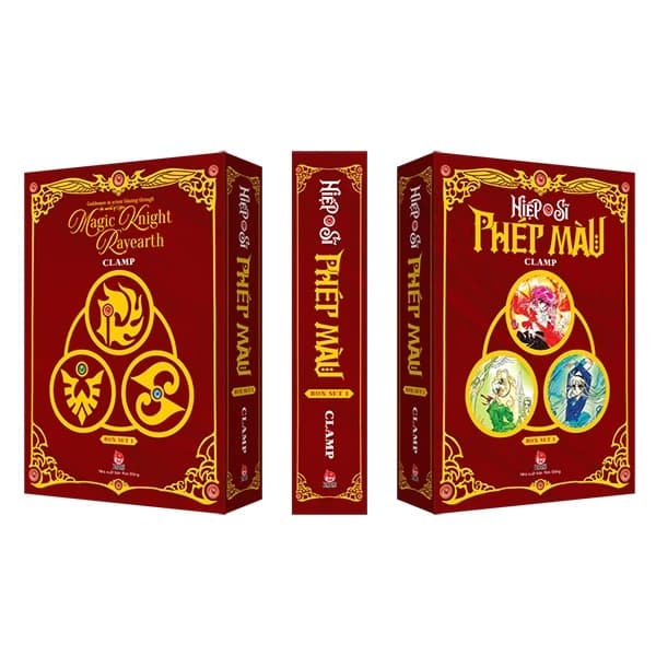 Truyện Tranh Boxset Hiệp Sĩ Phép Màu - Magic Knight Rayearth (Bộ 3 Cuốn) - Clamp
