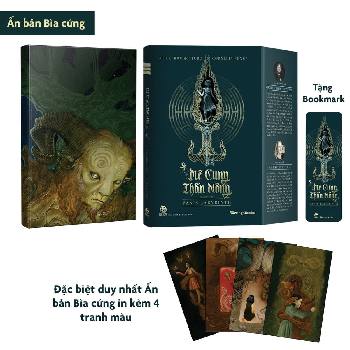 Sách Mê Cung Thần Nông - Pan's Labyrinth - Bìa Cứng - Tặng Kèm Bookmark - Guillermo del Toro