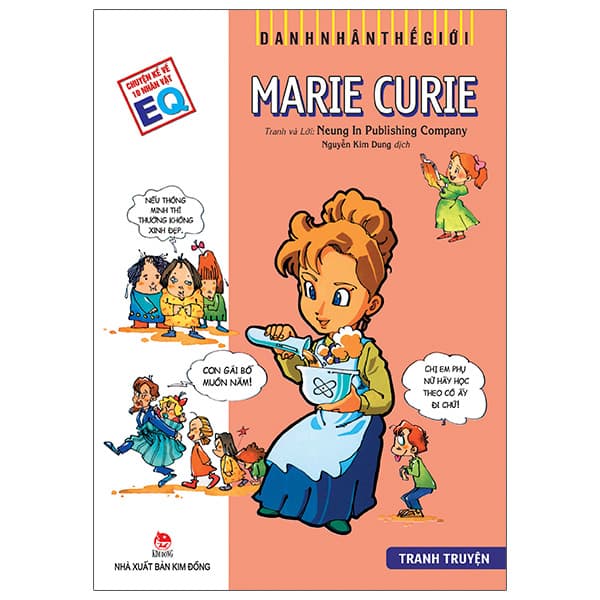 Sách Danh Nhân Thế Giới - Marie Curie (Tái Bản 2022) - Kim Dân