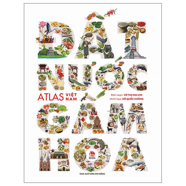 Sách Đất Nước Gấm Hoa - Atlas Việt Nam - Võ Thị Mai Chi