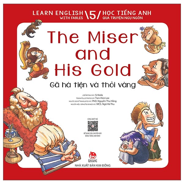 Sách Learn English With Fables 5 - Học Tiếng Anh Qua Truyện Ngụ Ngôn - Tập - Si Keda
