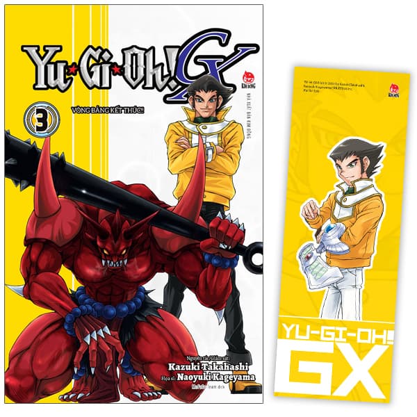 Truyện Tranh Yu-Gi-Oh! GX - Tập 3 - Vòng Bảng Kết Thúc!! - Tặng Kèm Bookma - Kazuki Takahashi