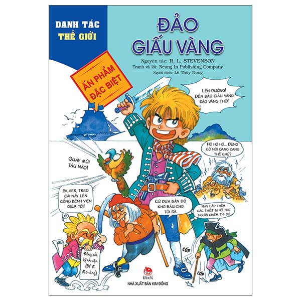 Sách Danh Tác Thế Giới - Đảo Giấu Vàng - Neung In Publishing Company