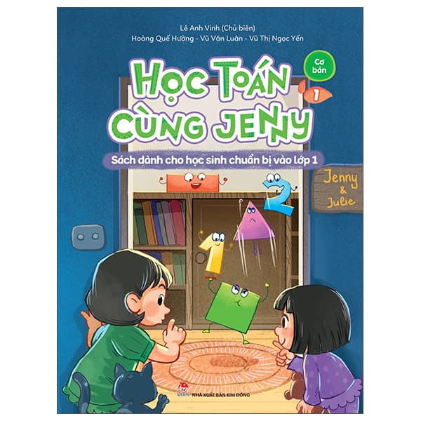 Sách Học Toán Cùng Jenny - Sách Dành Cho Học Sinh Chuẩn Bị Vào Lớp 1 - - Hoàng Anh