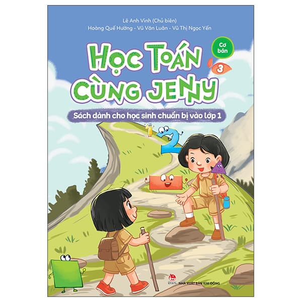 Sách Học Toán Cùng Jenny - Sách Dành Cho Học Sinh Chuẩn Bị Vào Lớp 1 - - Lê Anh Vinh