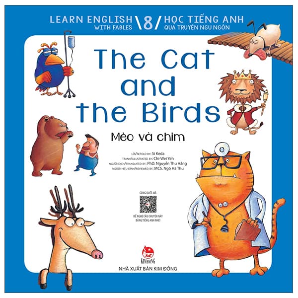Sách Learn English With Fables 8 - Học Tiếng Anh Qua Truyện Ngụ Ngôn - Tập - Si Keda