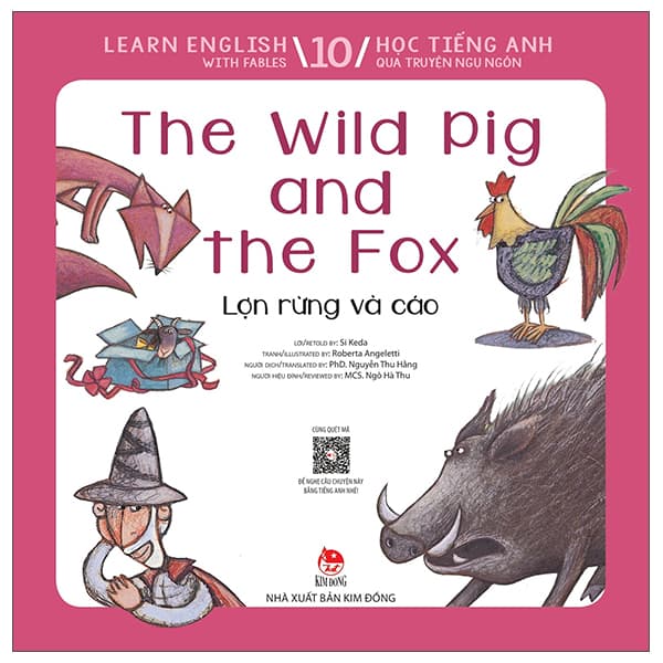 Sách Learn English With Fables 10 - Học Tiếng Anh Qua Truyện Ngụ Ngôn - Tập - Si Keda