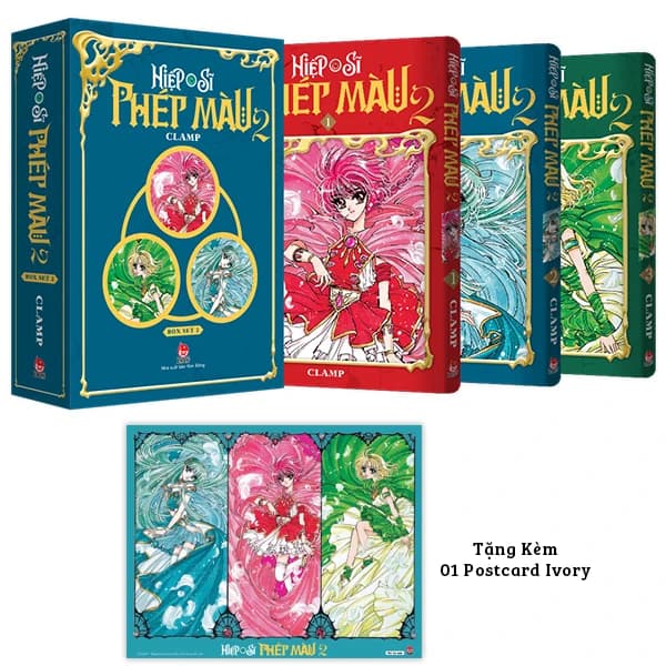 Truyện Tranh Boxset Hiệp Sĩ Phép Màu - Magic Knight Rayearth (Bộ 3 Cuốn) - P - Clamp