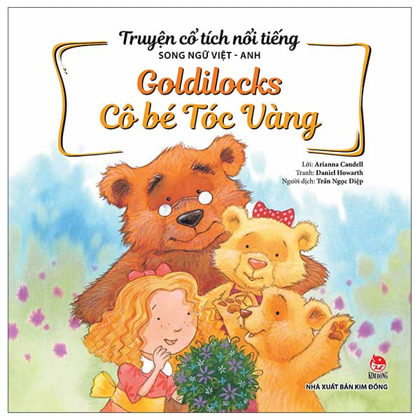 Sách Truyện Cổ Tích Nổi Tiếng (Song Ngữ Việt Anh) - Goldilocks - Cô Bé - Daniel Howarth