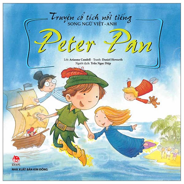 Sách Truyện Cổ Tích Nổi Tiếng (Song Ngữ Việt Anh) - Peter Pan (Tái Bản - Daniel Howarth