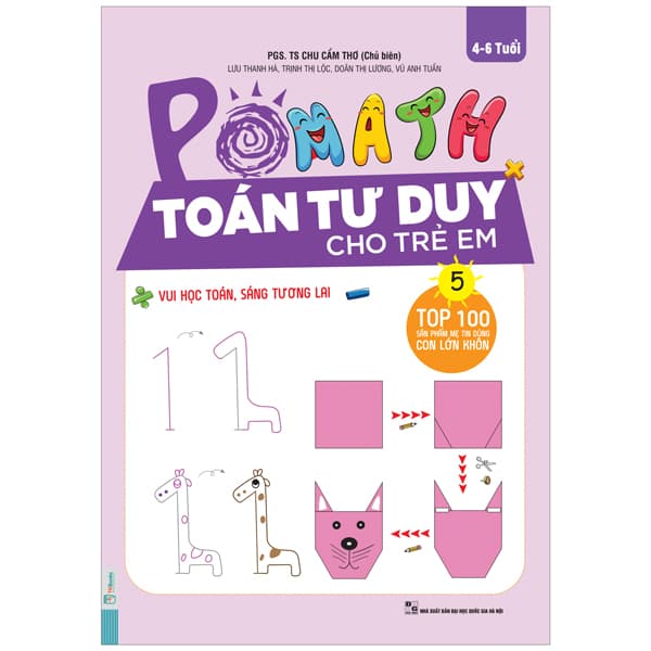 Sách Pomath - Toán Tư Duy Cho Trẻ Em 4-6 Tuổi - Tập 5 - PGS TS Chu Cẩm Thơ