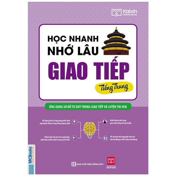 Sách Học Nhanh Nhớ Lâu Giao Tiếp Tiếng Trung - Ứng Dụng Sơ Đồ Tư Duy - Nhã Lam