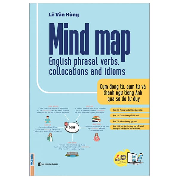 Sách Mind Map English Phrasal Verbs, Collocations And Idioms - Cụm Động Từ, C� - Lê Văn Hùng
