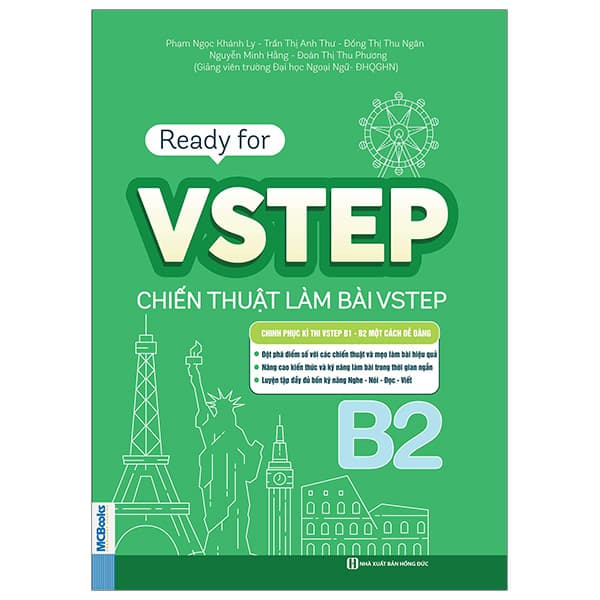 Sách Ready For VSTEP B2 - Chiến Thuật Làm Bài VSTEP Đạt Điểm Cao - Phạm Ngọc Khánh Ly