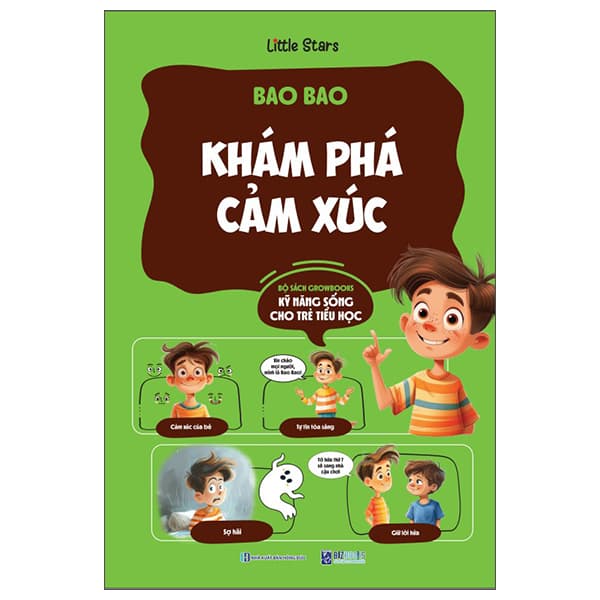 Sách Kỹ Năng Sống Cho Trẻ Tiểu Học - Bao Bao Khám Phá Cảm Xúc - Little Stars