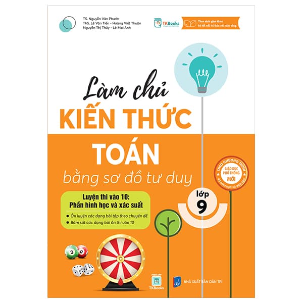 Sách Làm Chủ Kiến Thức Toán Bằng Sơ Đồ Tư Duy Lớp 9 - Luyện Thi Và - Mai Hoa