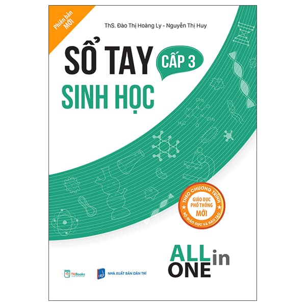 Sách Sổ Tay Sinh Học Cấp 3 - All In One (Theo Chương Trình Giáo Dục Phổ - ThS Đào Thị Hoàng Ly