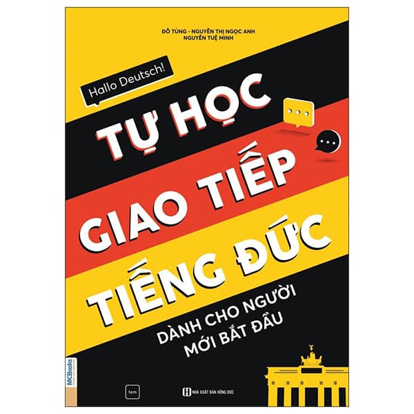 Sách Hallo Deutsch! Tự Học Giao Tiếp Tiếng Đức Dành Cho Người Mới B� - Đỗ Tùng