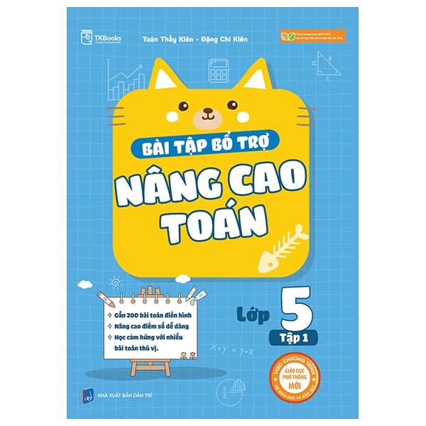 Sách Bài Tập Bổ Trợ Nâng Cao Toán Lớp 5 - Tập 1 - Đặng Chí Kiên