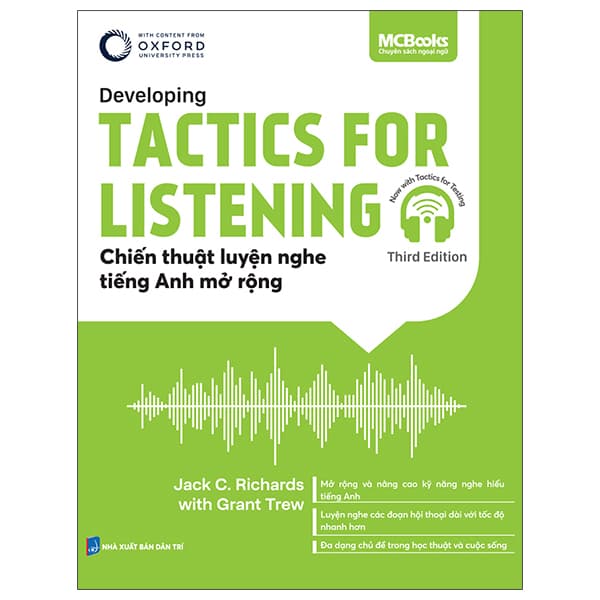Sách Tactics For Listening - Developing - Chiến Thuật Luyện Nghe Tiếng Anh M� - Jack C. Richards