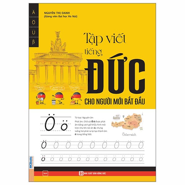 Sách Tập Viết Tiếng Đức Cho Người Mới Bắt Đầu - Nguyễn Thị Oanh