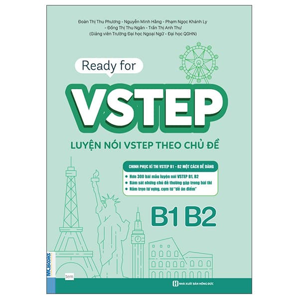 Sách Ready For VSTEP - Luyện Nói VSTEP Theo Chủ Đề B1 B2 - Theo Theobald