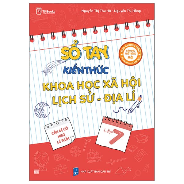 Sách Sổ Tay Kiến Thức Khoa Học Xã Hội Lịch Sử-Địa Lí Lớp 7 - Nguyễn Thị Thu Hà